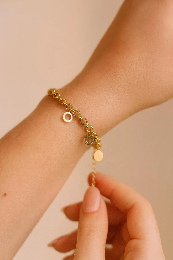 Bracciale Cerchi Dorati