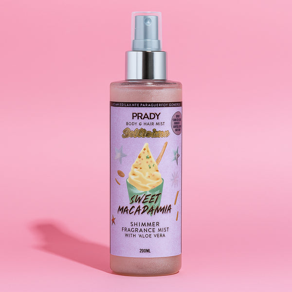 Acqua profumata glitterata Sweet Macadamia