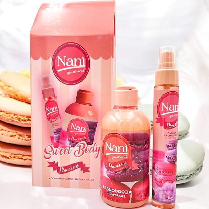 COSMI acqua profumata, bagno doccia duo macaro